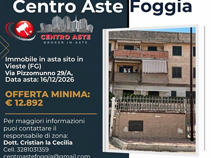 Casa monolocale in affitto in Via Pizzomunno A Vieste FG Italia, Centro, Vieste