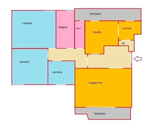 Appartamento con 5 locali in vendita in Viale Guglielmo Marconi, Cecina