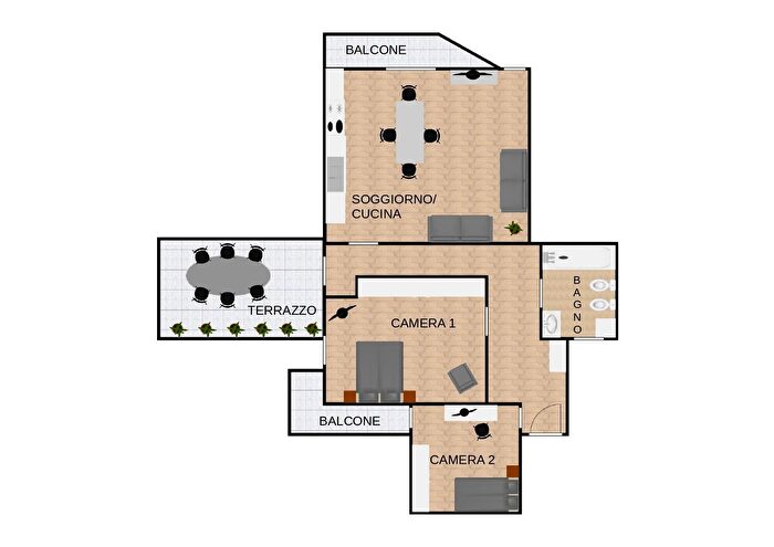 Appartamento trilocale in vendita in Via Giovanni della Casa, Verona