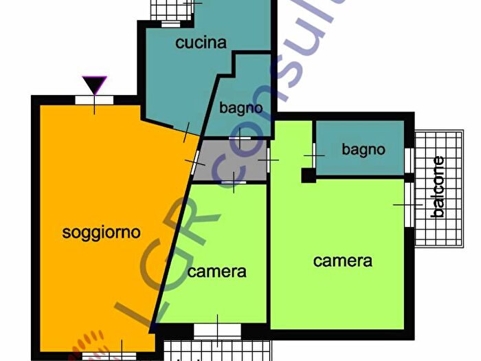 Appartamento trilocale in affitto in Via Giulio Tarra, Colli Portuensi Casaletto, Roma