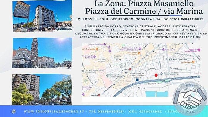 Appartamento trilocale in vendita in Piazza Masaniello, Napoli