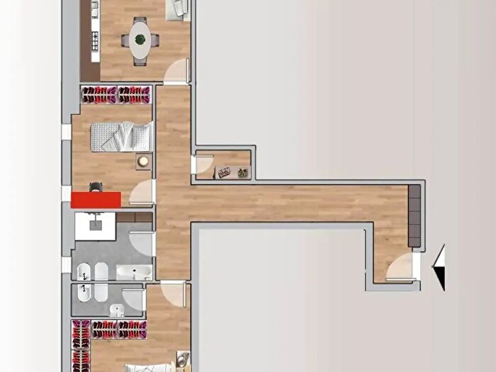 Appartamento trilocale in vendita in Viale Eleonora Duse, Firenze