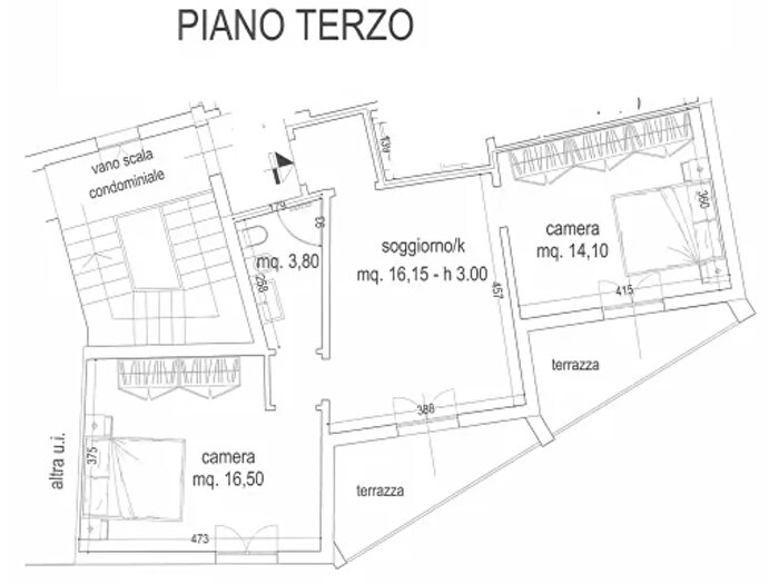 Appartamento trilocale in vendita in Firenze