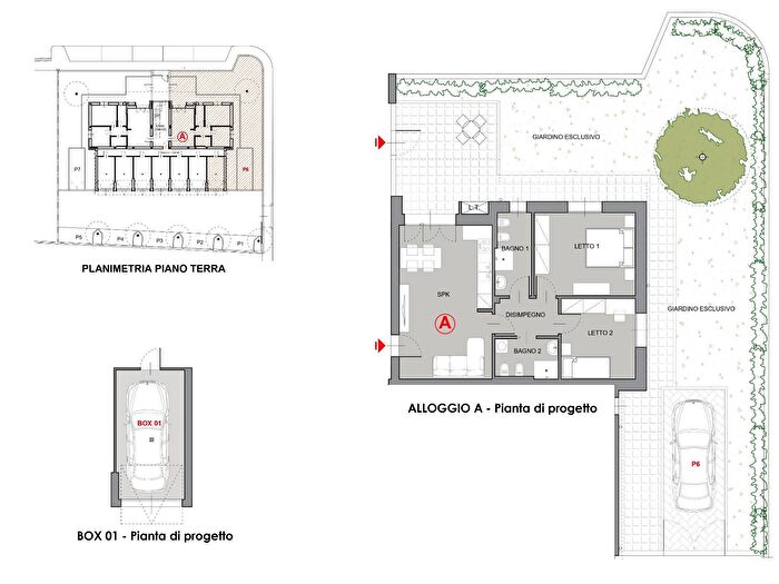 Appartamento trilocale in vendita in Vicolo Pasqualino Angolo Via Arrigo Pallotti, Bentivoglio