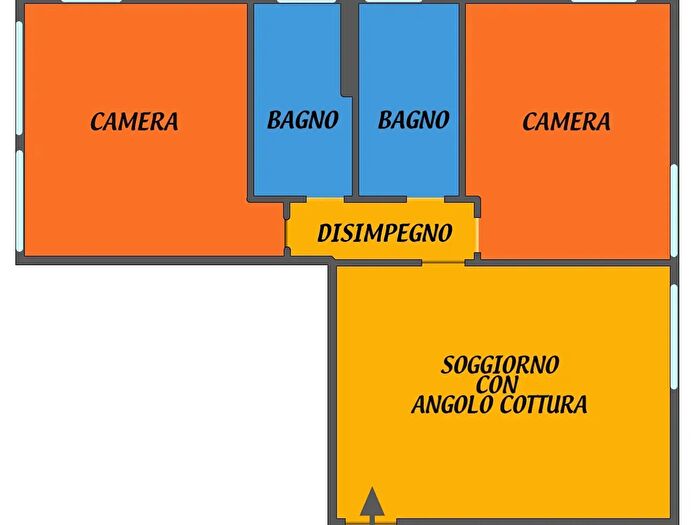 Appartamento trilocale in affitto in Bologna