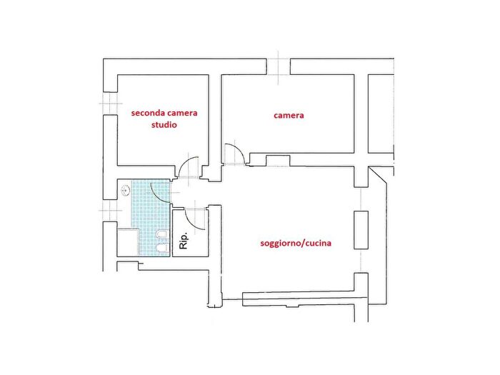 Appartamento trilocale in affitto in Corso Giuseppe Mazzini, Centro Storico, Novara