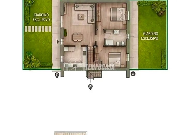 Appartamento trilocale in vendita in Via Monte Misma, Scanzorosciate