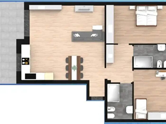 Appartamento trilocale in vendita in Via Roma, Fino Mornasco