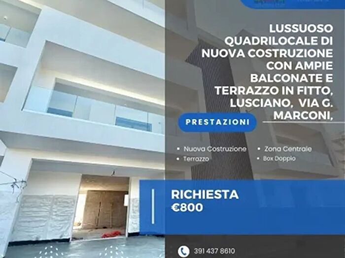 Appartamento quadrilocale in affitto in Viale Guglielmo Marconi, Lusciano