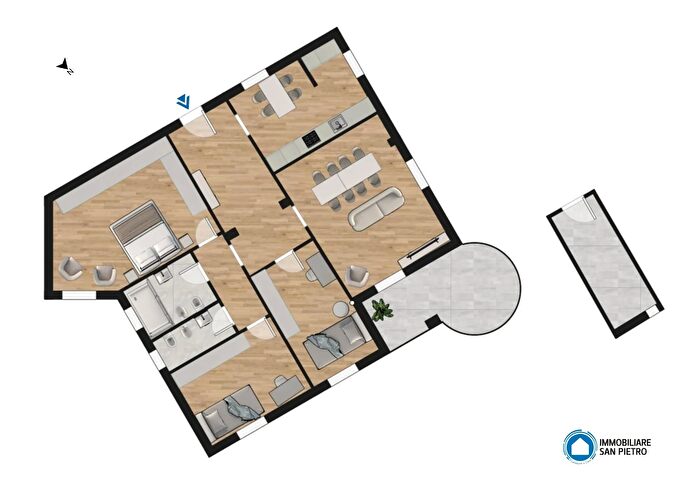 Appartamento con 5 locali in vendita in Via Carpeggiani, Cento