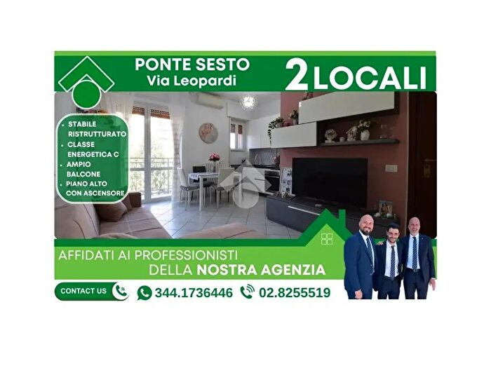 Appartamento bilocale in vendita in Via Giacomo Leopardi, Rozzano