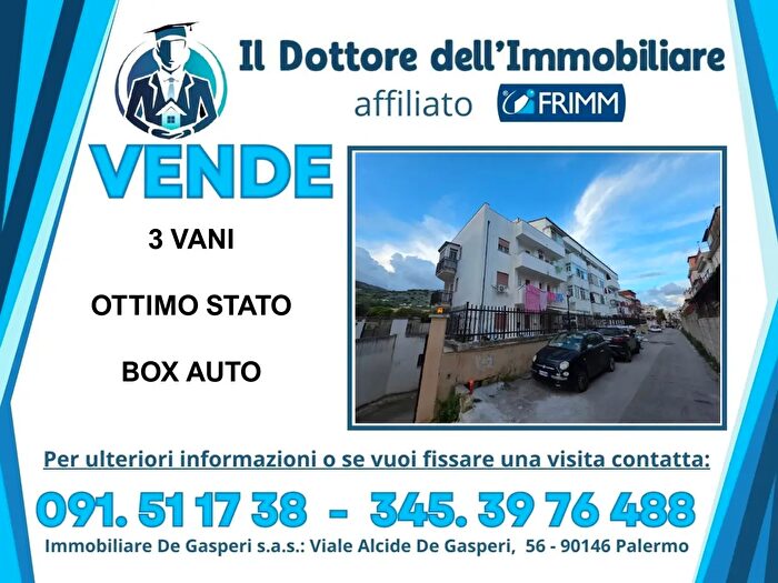 Appartamento trilocale in vendita in Via Damiano Macaluso, Palermo