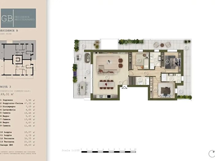 Appartamento quadrilocale in vendita in Via Antonio Magarotto, Abano Terme