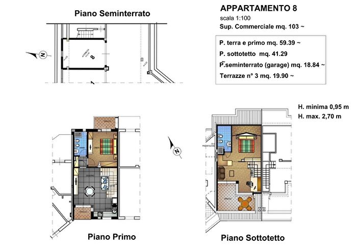 Appartamento trilocale in vendita in Via Casarsoli, Montespertoli