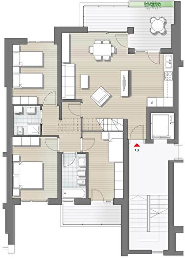 Appartamento quadrilocale in vendita in Via Puccini, Bolzano