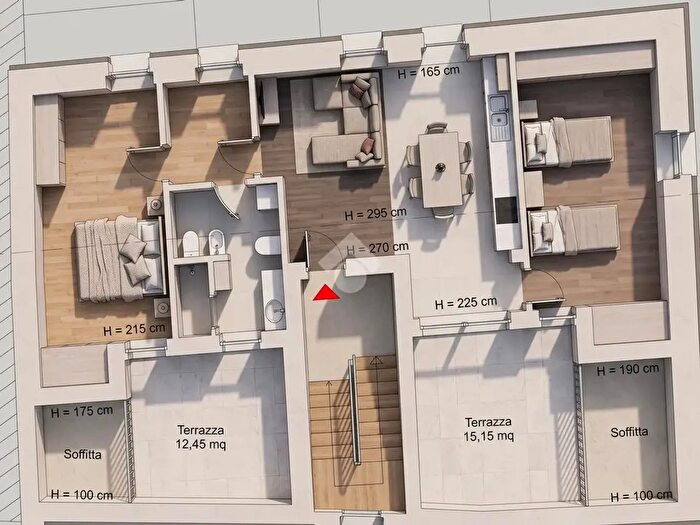 Appartamento trilocale in vendita in Via Guglielmo Marconi, Alzano Lombardo