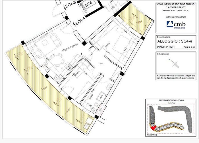 Appartamento trilocale in vendita in Via Pozzi, Sesto Fiorentino