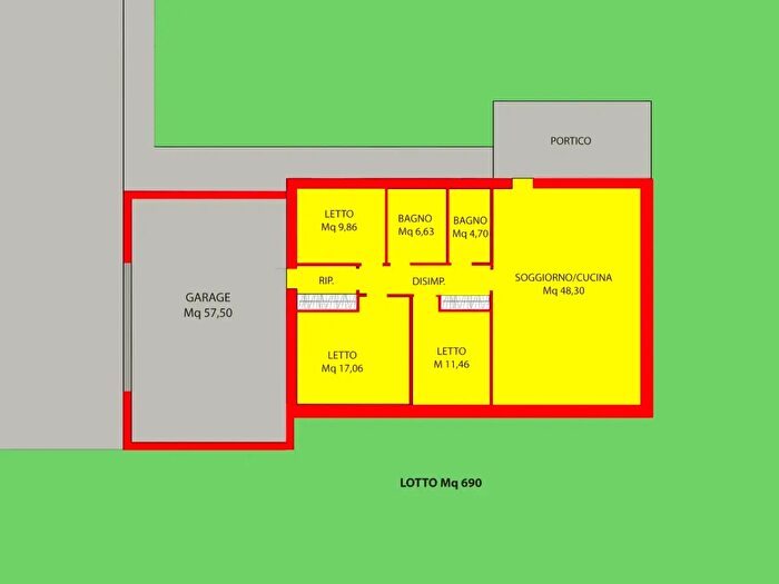 Casa quadrilocale in vendita in Via Chiesa, Arcole