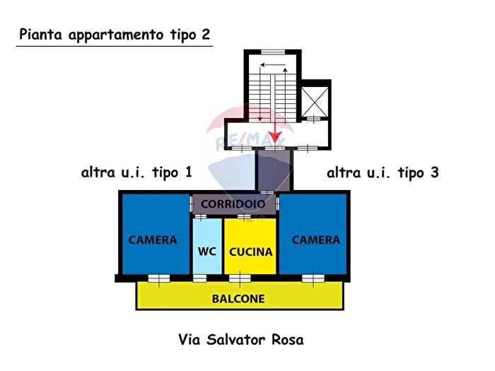 Appartamento bilocale in vendita in Via Aniello Falcone, Casavatore