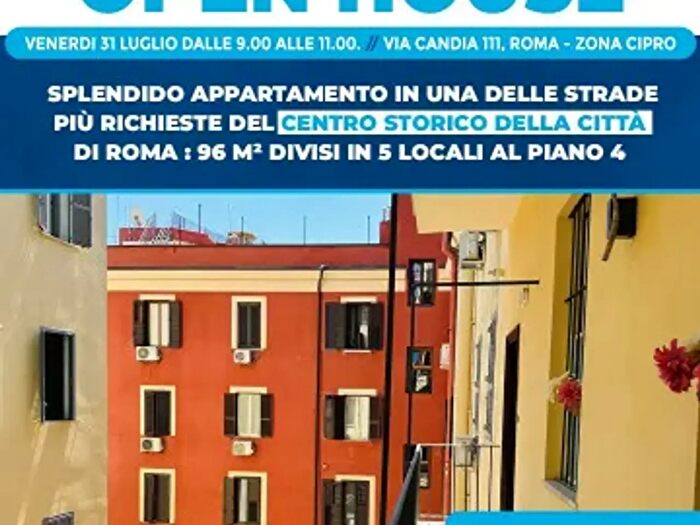 Appartamento con 5 locali in vendita in Via Candia, Roma