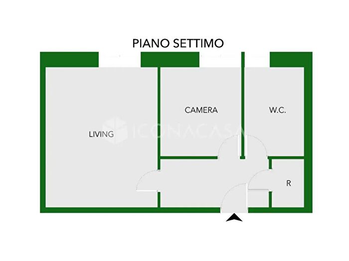 Appartamento bilocale in vendita in Via Cenisio, Milano