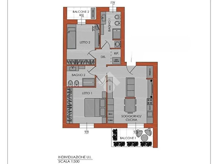Appartamento trilocale in vendita in Viale Dante Alighieri, Piacenza