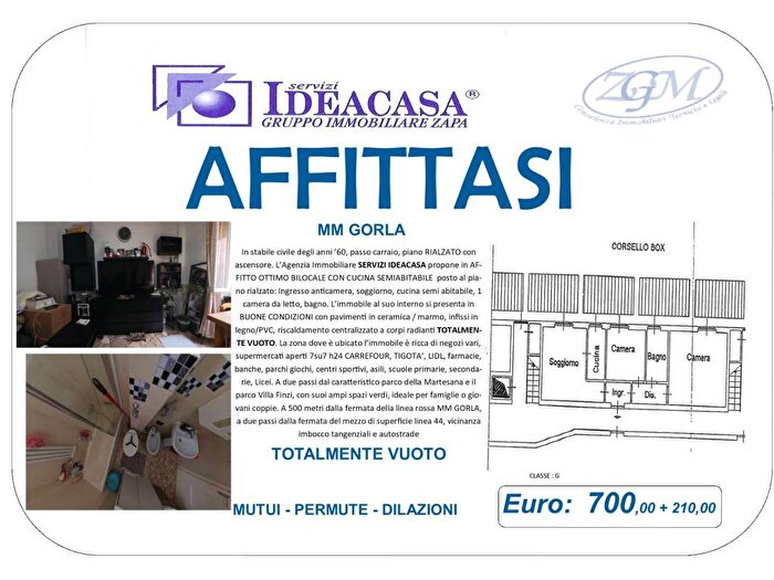 Appartamento bilocale in affitto in Via Sassari, Gorla, Milano