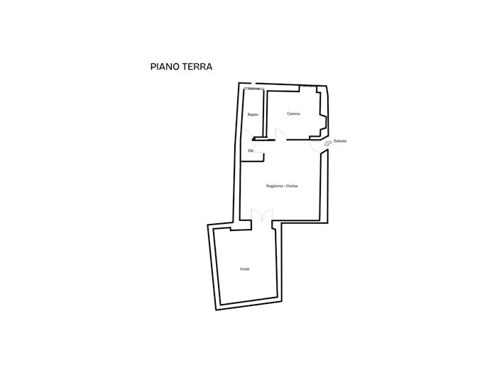 Appartamento bilocale in vendita in Piazza dello Spirito Santo, Pistoia