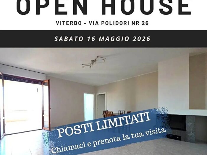 Appartamento quadrilocale in vendita in Via Polidori, Viterbo