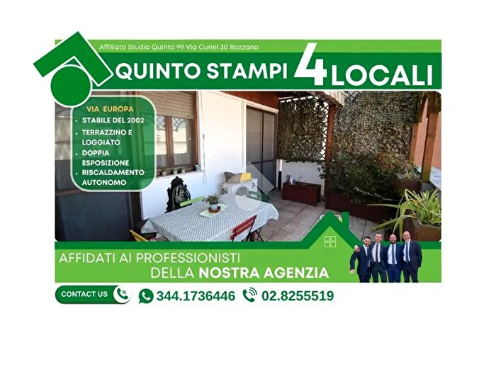 Appartamento quadrilocale in vendita in Via Europa, Rozzano