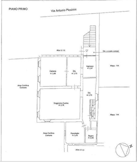 Appartamento trilocale in vendita in Vezzano Sul Crostolo