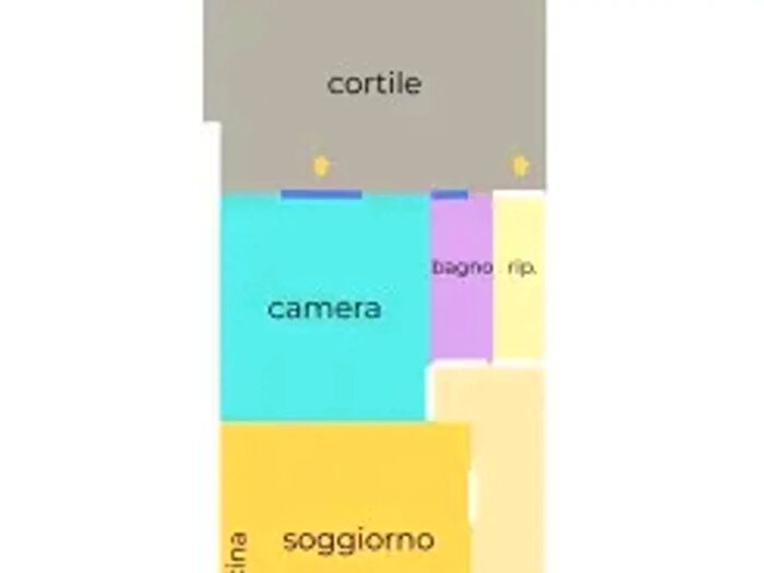 Casa trilocale in vendita in Via Montegrappa, Cecina