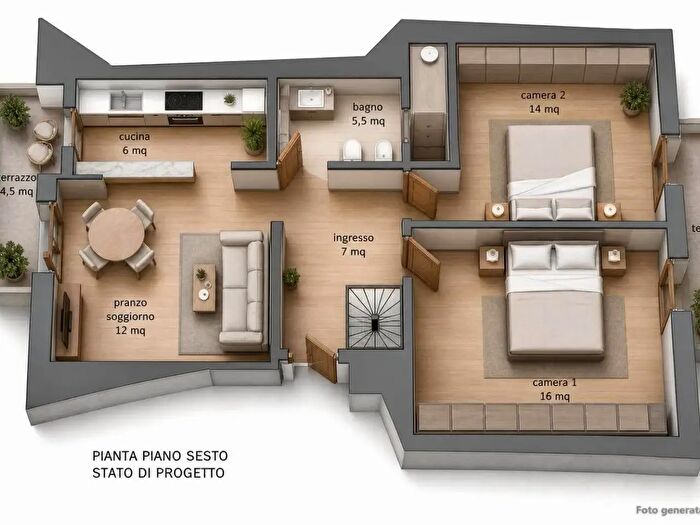 Appartamento con 5 locali in vendita in Via Monteverdi, Firenze