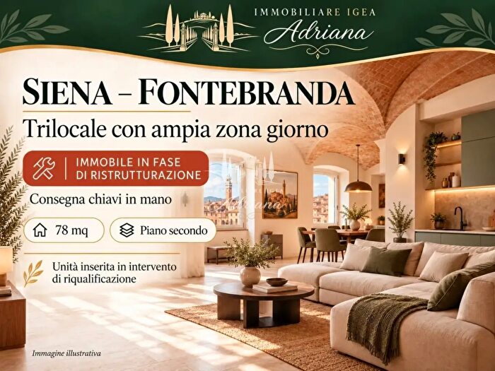 Appartamento trilocale in vendita in Siena