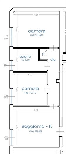Appartamento trilocale in vendita in Pisa
