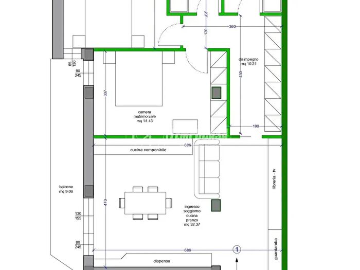 Appartamento trilocale in vendita in Via Padre Felice Rosetani, Macerata