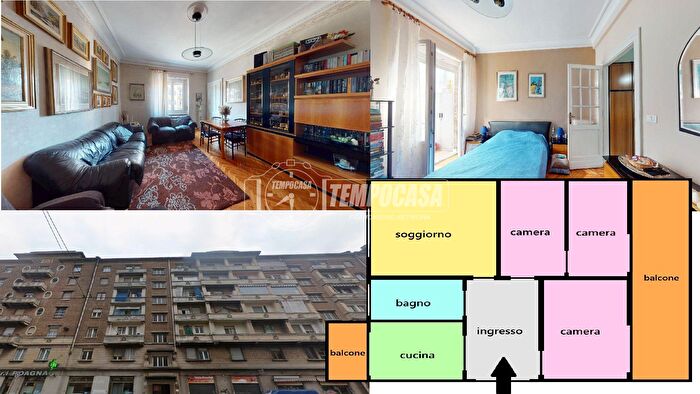Appartamento trilocale in vendita in Corso Giulio Cesare, Torino