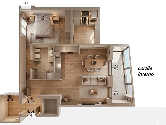 Appartamento bilocale in vendita in Via Caccialupo, Piacenza
