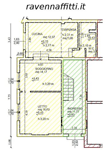 Casa in affitto in Via Cella, Ravenna