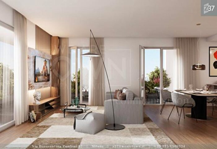 Appartamento trilocale in vendita in Via Bonaventura Zumbini, Milano