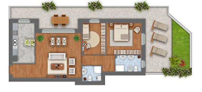 Appartamento trilocale in vendita in Arconate