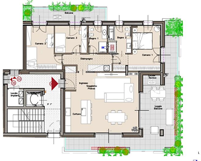 Appartamento quadrilocale in vendita in Via Bindellera, Brugherio
