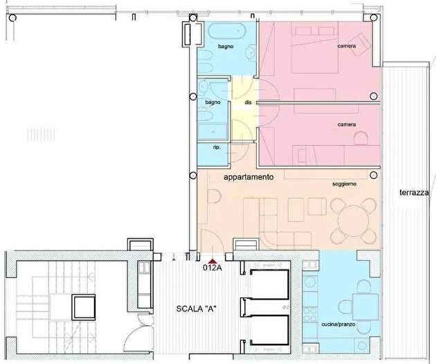 Appartamento trilocale in vendita in Pisa