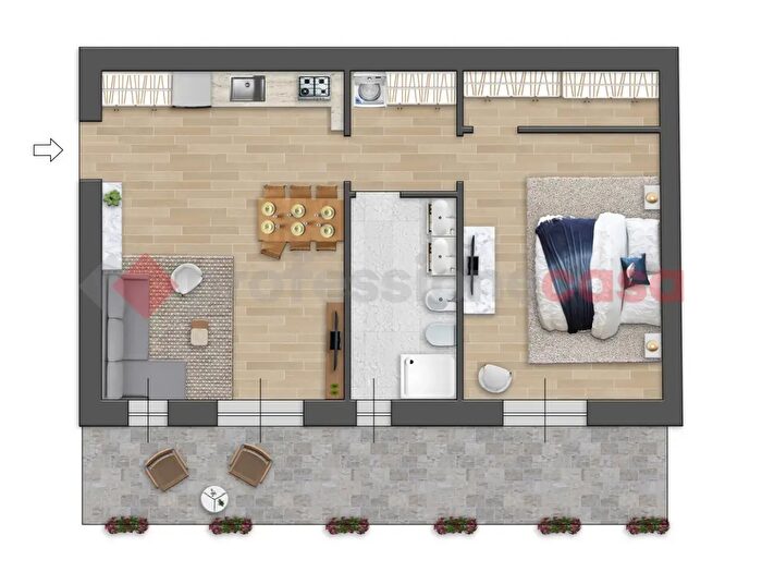 Appartamento bilocale in vendita in Via Roma, Paderno Dugnano