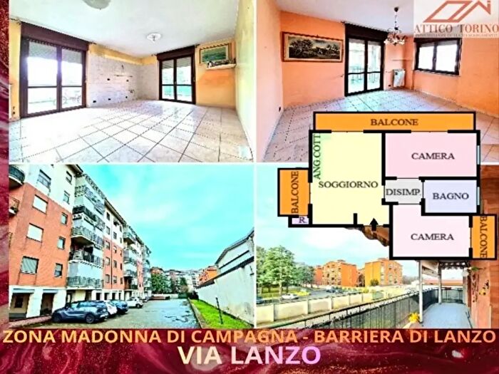 Appartamento trilocale in vendita in Via Lanzo, Torino