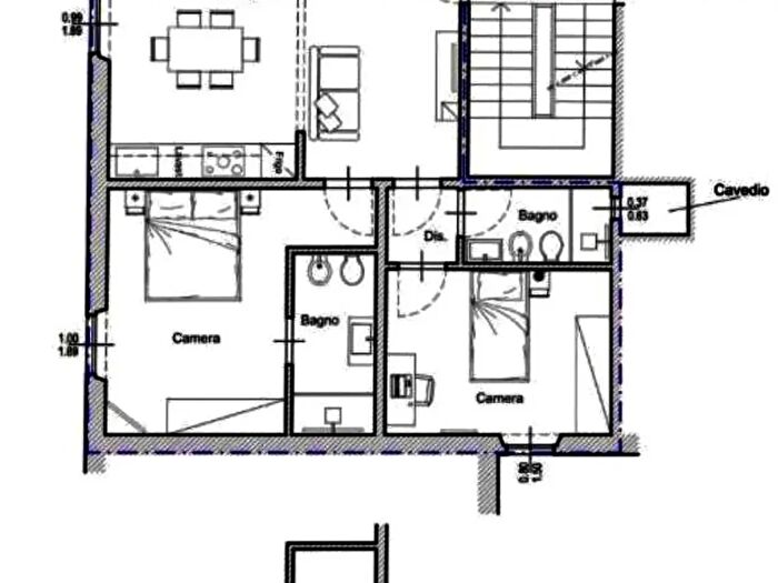 Appartamento trilocale in vendita in Firenze