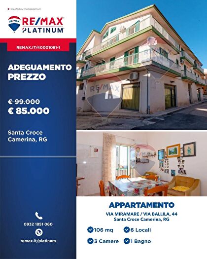 Appartamento con 6 locali in vendita in Via Miramare Via Ballila, Santa Croce Camerina