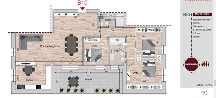 Casa trilocale in vendita in Reggio Emilia