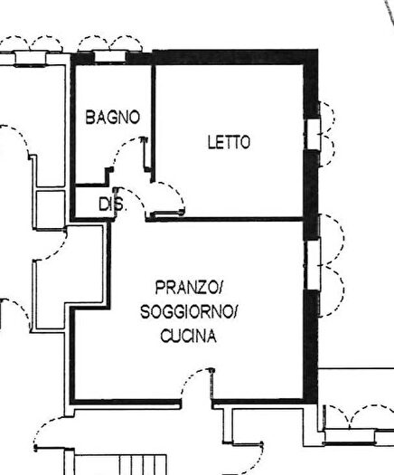 Appartamento bilocale in affitto in Viale XXV Aprile, Bastiglia