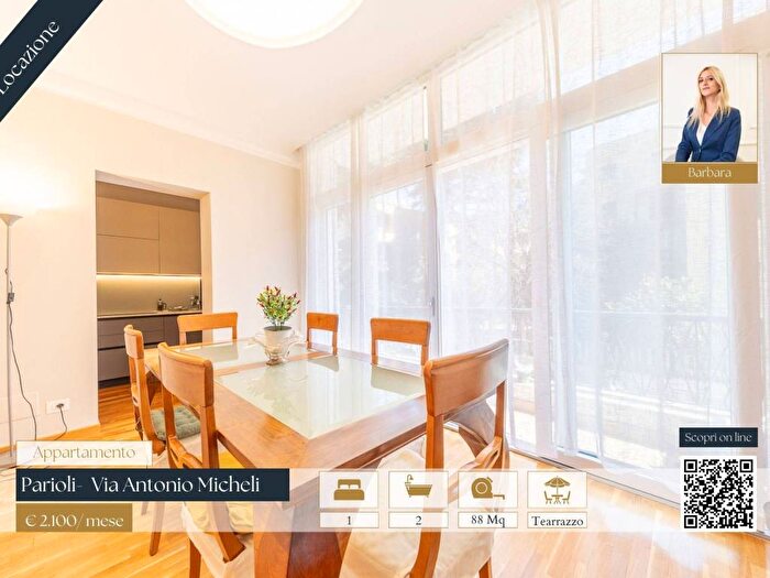 Appartamento bilocale in affitto in Via Pietro Antonio Micheli, Euclide, Roma